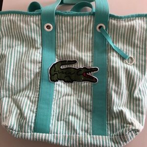Lacoste beach bag